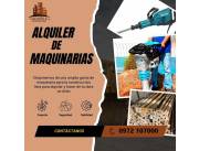 Alquiler de Maquinarias