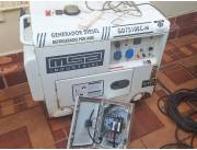 Generador Diesel monofásico potencia 7kva