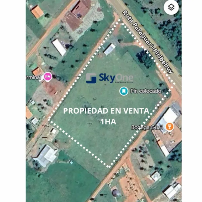 VENDO 1 HECTÁREA EN PIRIBEBUY SOBRE LA RUTA MISMO — foto 2