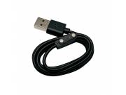 CARGADOR DE 2 PINES FTX PARA SMARTWATCH R24/R20/F24 NEGRO