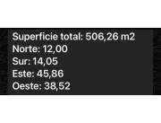 Terreno de 506 m2 en Zárate Isla