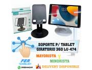 Soporte p/ Tablet Giratorio 360 LU-474
