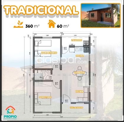 Casas - Casa Terminada+Terreno financiado a precio de Alquiler