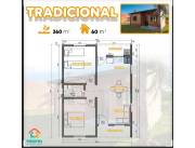 Casa Terminada+Terreno financiado a precio de Alquiler