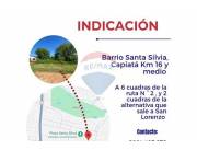 Terreno en Venta en Central Capiata Aratiri Santa Silvia