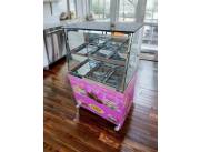 VITRINA EXHIBIDORA AL AMBIENTE IDEAL PARA VENTA DE FACTURAS DULCES Y SIMILARES. VITRINA 6b