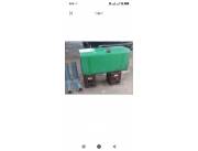 Tanque de combustible 300lts, con soporte, aluminio 5/6 mm