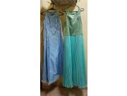 vestidos de fiesta semi-nuevos, máximo 2 usos - lote de 10 vestidos por total 1.500.000 gs