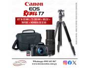 Cámara Canon EOS Rebel T7 Kit Full. Adquirila en cuotas!