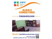 Alquilo consultorio para fonoaudiologia