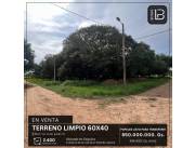 En venta terreno en esquina de 2.400m2 en Limpio barrio Isla Aveiro - Distrito Norte !!
