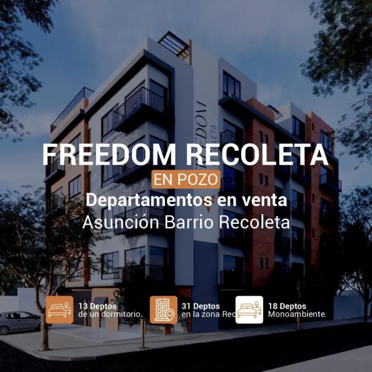 EN VENTA DEPARTAMENTOS MONOAMBIENTES Y DE UN DORMITORIO EN RECOLETA ASUNCION — foto 2