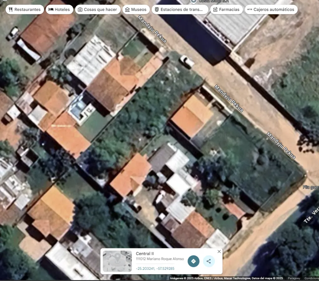 Terreno de 480 m² en barrio Central de Mariano Roque Alonso — foto 2