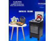 Combo de cocina Abba Mbarete con Sandwichera Nappo, exprimidora electrica Nappo y jarra el