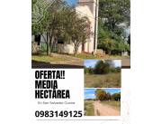 ÚNICA OPORTUNIDAD MEDIA HECTÁREA A PRECIO DE LOTE!!