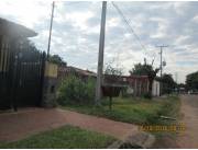 Vendo Terreno para duplex esquina, empedrado, Oferta por este mes.