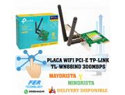 PLACA WIFI PCI-E TP-LINK TL-WN881ND 300MBPS