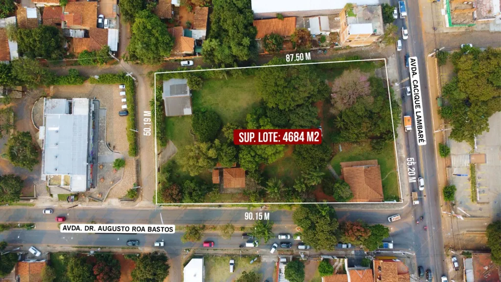 Vendo terreno COMERCIAL de 4.684m2 sobre la Av. Cacique Lambare — фото 3