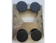 Soporte Internet Starlink Mini de acero inoxidable con Iman Neodimio especial p/ vehiculo