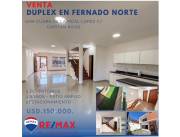 EN VENTA MODERNO DUPLEX A ESTRENAR