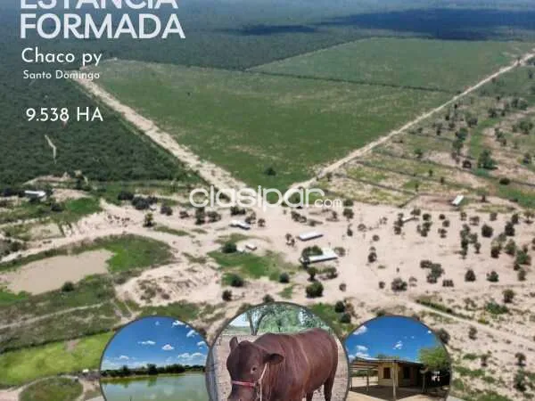 VENDO ESTANCIA FORMADA SOBRE LA RUTA BIOCEANICA DE 9.538 HECTAREAS — foto 2
