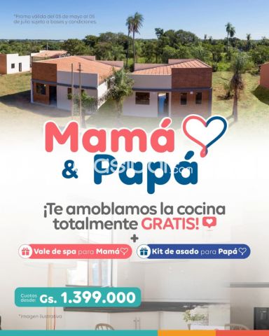 Casas - Casa+Terreno con Financiacion a Precio de Alquiler
