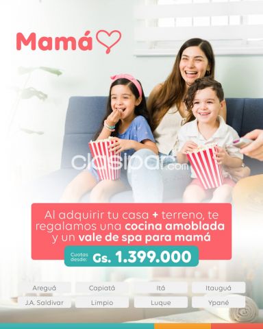 Casas - Casa+Terreno con Financiacion a Precio de Alquiler