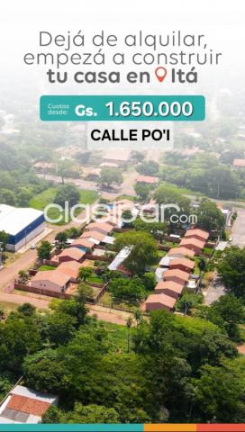 Casas - Casa+Terreno con Financiacion a Precio de Alquiler