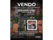 En venta terreno en esquina zona mixta (comercial/ residencial)