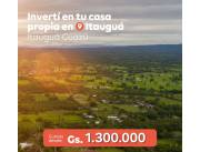 Casa+Terreno con Financiacion a Precio de Alquiler