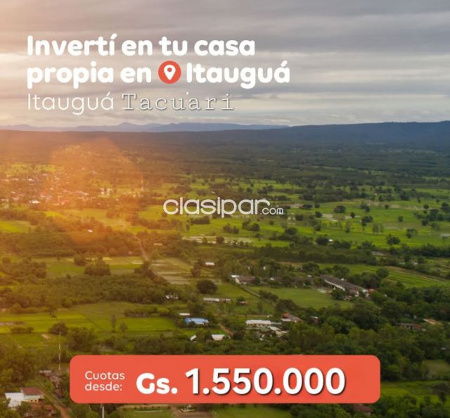 Casas - Casa+Terreno con Financiacion a Precio de Alquiler