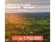 Casa+Terreno con Financiacion a Precio de Alquiler