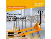Transpaleta hidráulica manual