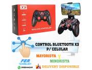 CONTROL BLUETOOTH X3 P/ CELULAR