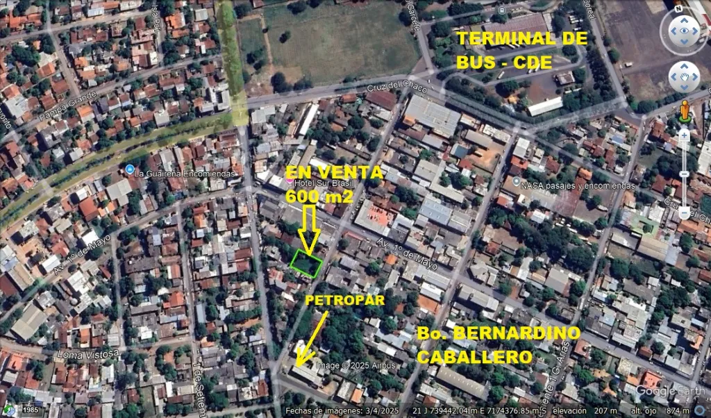 Súper oferta terreno de 600 m2 en Bo. Obrero - a pasos de la terminal de CDE — Foto 2