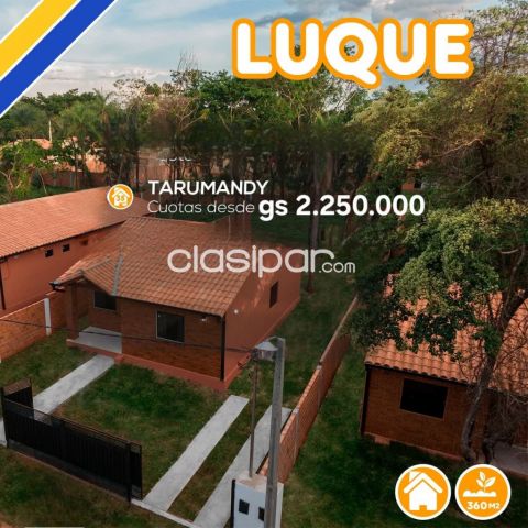 Casas - Casa+Terreno con Financiacion a Precio de Alquiler