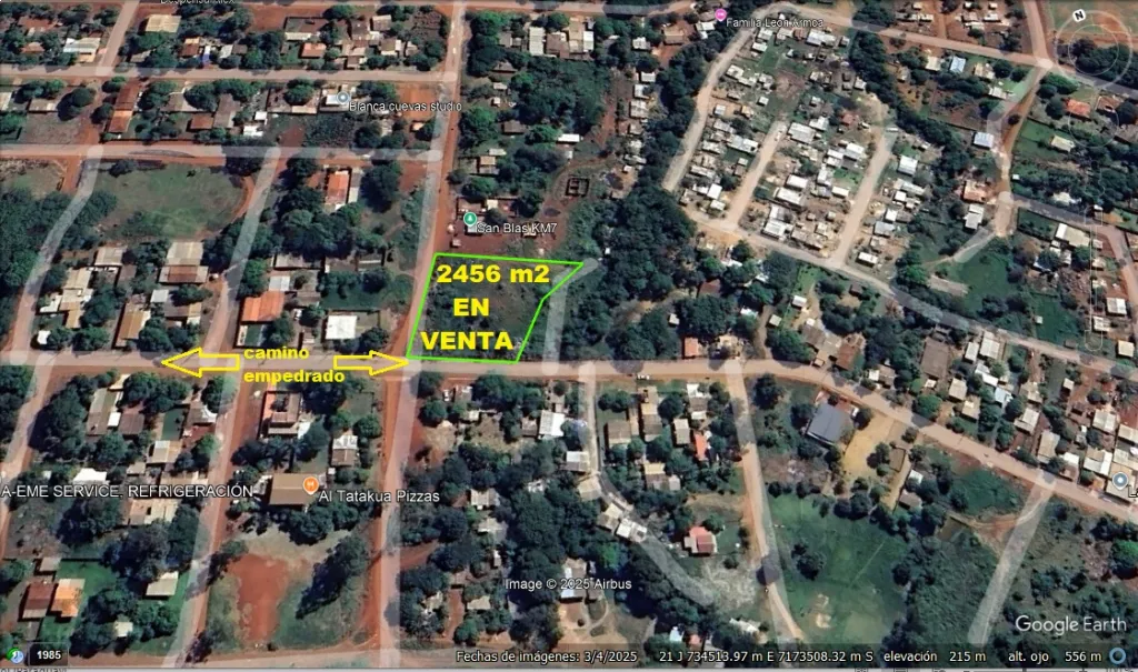 En Venta 3 Terrenos juntos en esquina km 5,5 Monday - Bo. 23 de Octubre - CDE — foto 2