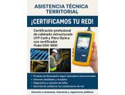 Certificación de red Cat5e, Cat6, Cat6e, Cat6A Fibra Optica con Fluke DTX-1800