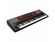 Korg Pa700 61-Key Professional Arranger with Touchscreen and Speakers (Black / Dark Red)