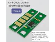 CHIP Drum DL-410 para Tambor de Unidad de imagen Pantum P3010DW P3300DN P3300DW y mas