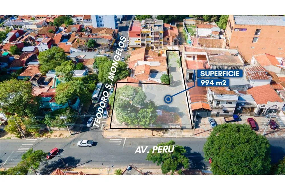 VENDO AMPLIO TERRENO 994 M2 EN ESQUINA SOBRE AVDA PERU 30 MTRS DE FRENTE CT.S.MONGELOS — foto 3