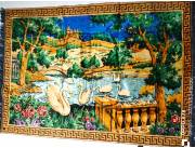 OFERTO !! 1 TAPIZ de origen europeo ¡¡ bellísimo !! 1,70 x 1,20 m, único, bien cuidado