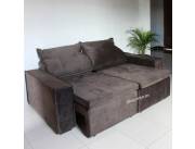 SOFA ABBA CATANA RETRÁCTIL MARRON 897
