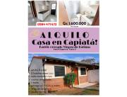 Alquilo casa 2 dorm en Barrio Cerrado Virgen de Fátima - Capiatá