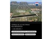 Terreno de 4.5 hectáreas en San Bernardino
