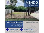 VENDO TERRENO EN SAN BERNARDINO - URBANIZACIÓN LA FLORENTINA!!..