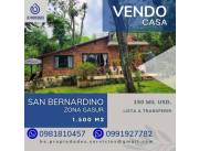 VENDO CASA EN SAN BERNARDINO - ZONA GASUR!!!..
