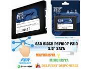 SSD 512GB PATRIOT P210 2.5" SATA