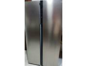 HELADERA CON FREEZER JAM ACERO INOX FRIO SECO