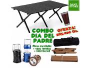 REGALO COMBO DÍA DEL PADRE, MESA ENROLLABLE + VASO TÉRMICO + LINTERNA LED